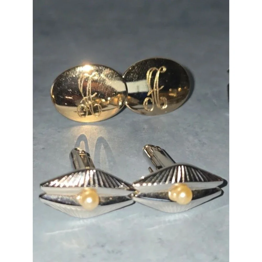 Vintage Men's Cufflinks Lot (B-1) #6